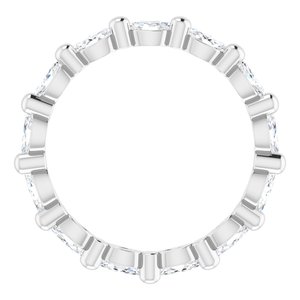New Trends - Marisol - 14K White Gold 5/8 CTW Natural Diamond Eternity Band