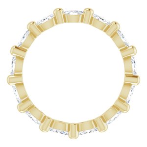 New Trends - Marisol - 14K Yellow Gold 5/8 CTW Natural Diamond Eternity Band