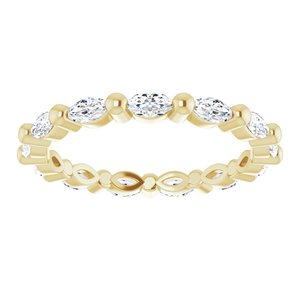 New Trends - Marisol - 14K Yellow Gold 5/8 CTW Natural Diamond Eternity Band