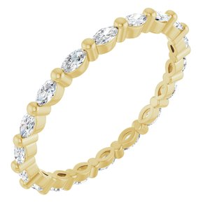 New Trends - Marisol - 14K Yellow Gold 5/8 CTW Lab-Grown Diamond Eternity Band