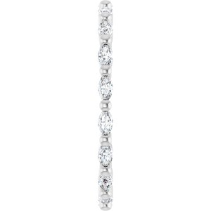 New Trends - Marisol - 14K White Gold 5/8 CTW Lab-Grown Diamond Eternity Band