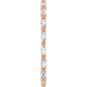 New Trends - Marisol - 14K Rose Gold 5/8 CTW Lab-Grown Diamond Eternity Band