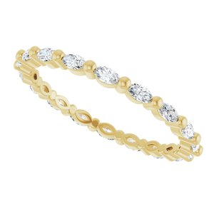 New Trends - Marisol - 14K Yellow Gold 5/8 CTW Lab-Grown Diamond Eternity Band