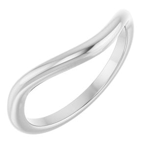 Unique - Autumn - 14K White Gold 1.9 mm Contour Band