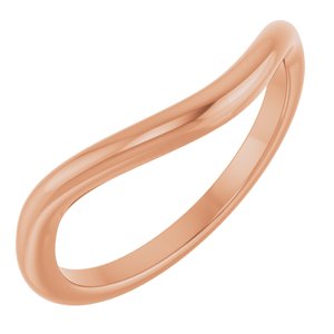 Unique - Autumn - 14K Rose Gold 1.9 mm Contour Band