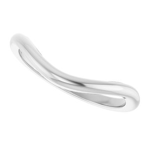 Unique - Autumn - 14K White Gold 1.9 mm Contour Band