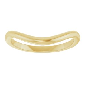 Unique - Autumn - 14K Yellow Gold 1.9 mm Contour Band