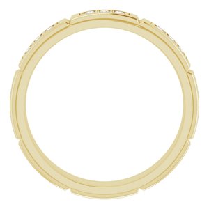 Unique - Daniel - 14K Yellow Gold 1/2 CTW Natural Diamond Band