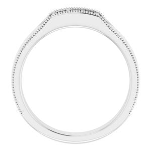 Unique - Grayson - 14K White Gold 1/5 CTW Natural Diamond Band