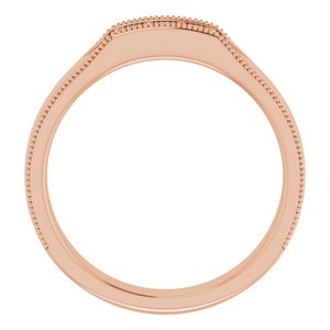 Unique - Grayson - 14K Rose Gold 1/5 CTW Natural Diamond Band