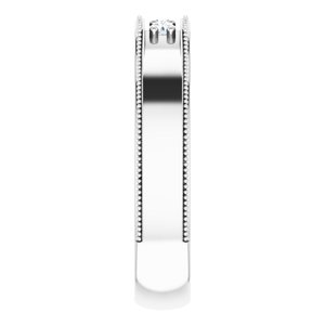 Unique - Grayson - 14K White Gold 1/5 CTW Natural Diamond Band