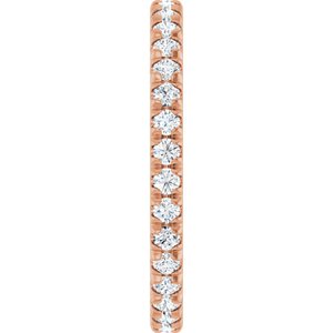 Eternity Rings - Rosalina - 14K Rose Gold
