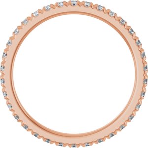 Eternity Rings - Rosalina - 14K Rose Gold