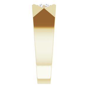 Diamond - Elena - 14K Yellow Gold 1/3 CTW Lab-Grown Diamond Geometric Tapered Band