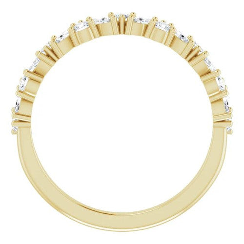 14K Gold 1/2 CTW Diamond Anniversary Band 14K Yellow Gold