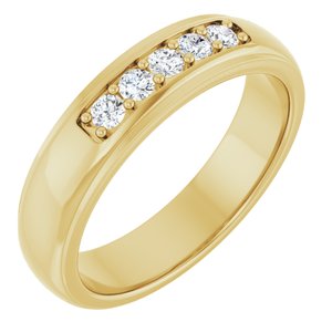 Diamond - Isabella - 14K Yellow Gold 1/3 CTW Lab-Grown Diamond Band