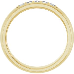 Diamond - Isabella - 14K Yellow Gold 1/3 CTW Lab-Grown Diamond Band
