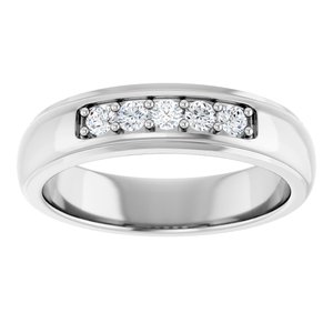 Diamond - Isabella - Platinum 1/3 CTW Lab-Grown Diamond Band