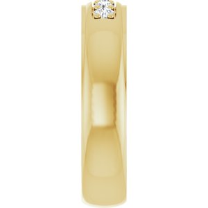 Diamond - Isabella - 14K Yellow Gold 1/3 CTW Lab-Grown Diamond Band