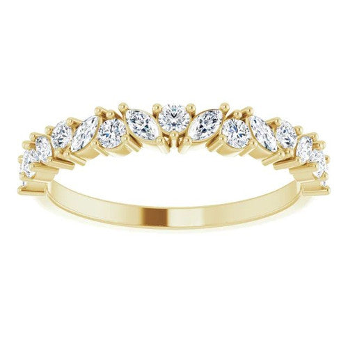 14K Gold 1/2 CTW Diamond Anniversary Band 14K Yellow Gold