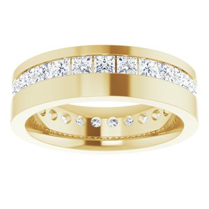 Unique - Asher - 14K Yellow Gold 2 1/2 CTW Lab-Grown Diamond Band