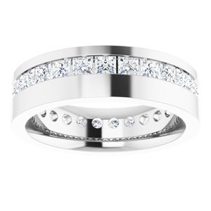 Unique - Asher - 14K White Gold 2 1/2 CTW Lab-Grown Diamond Band