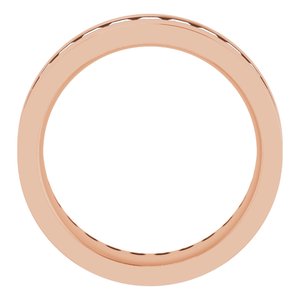 Unique - Asher - 14K Rose Gold 2 1/2 CTW Lab-Grown Diamond Band