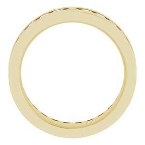 Unique - Asher - 14K Yellow Gold 2 1/2 CTW Lab-Grown Diamond Band