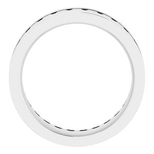 Unique - Asher - 14K White Gold 2 1/2 CTW Lab-Grown Diamond Band
