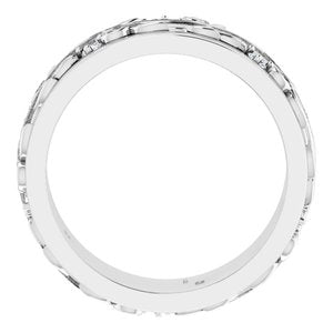 Diamond - Aria - 14K White Gold 1/4 CTW Natural Diamond Band Size 8