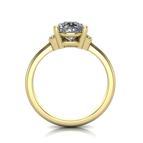 Taylor Pear Shape Classic Engagement Ring in 14K Yellow Gold