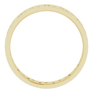 Diamond - Esra - 14K Yellow Gold 3/8 CTW Natural Diamond Band Size 4
