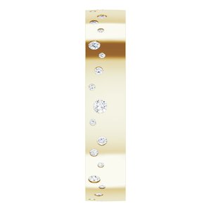 Diamond - Esra - 14K Yellow Gold 3/8 CTW Natural Diamond Band Size 4