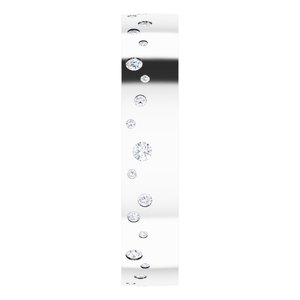 Diamond - Esra - 14K White Gold 3/8 CTW Natural Diamond Band Size 4