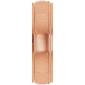 Matte - Arlo - 14K Rose Gold .03 CT Natural Diamond Band