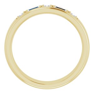 Unique - Samuel - 14K Yellow Gold 1/4 CTW Lab-Grown Diamond Band