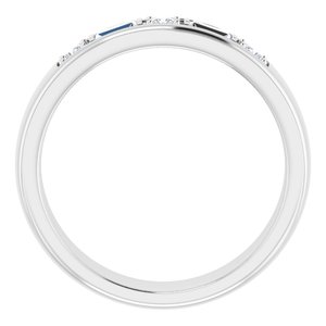 Unique - Samuel - 14K White Gold 1/4 CTW Lab-Grown Diamond Band