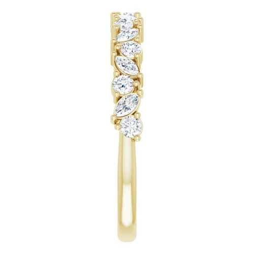 14K Gold 1/2 CTW Diamond Anniversary Band 14K Yellow Gold
